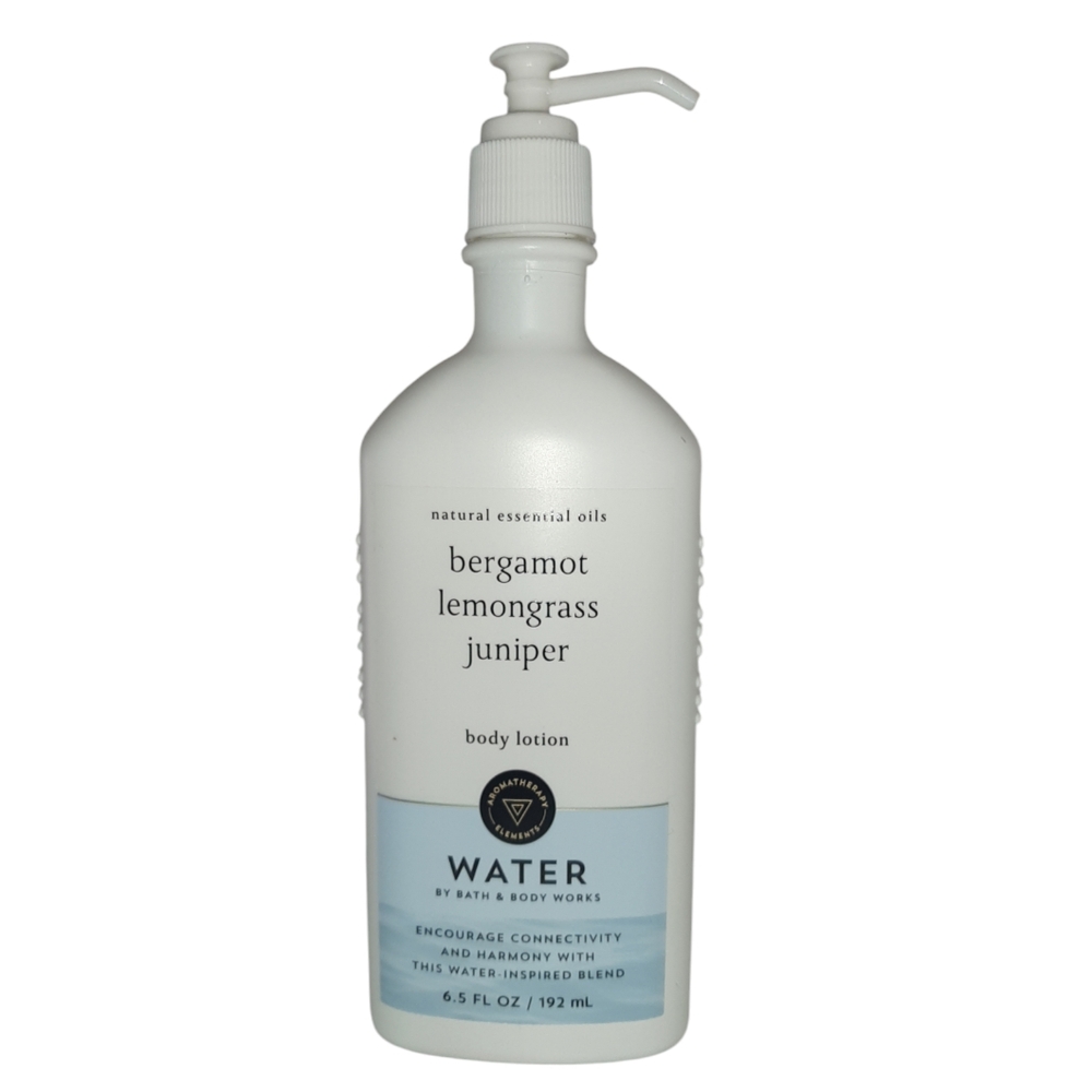 NWT Bath & Body Works Aromatherapy Water Bergamot Lemongrass Juniper Body Lotion